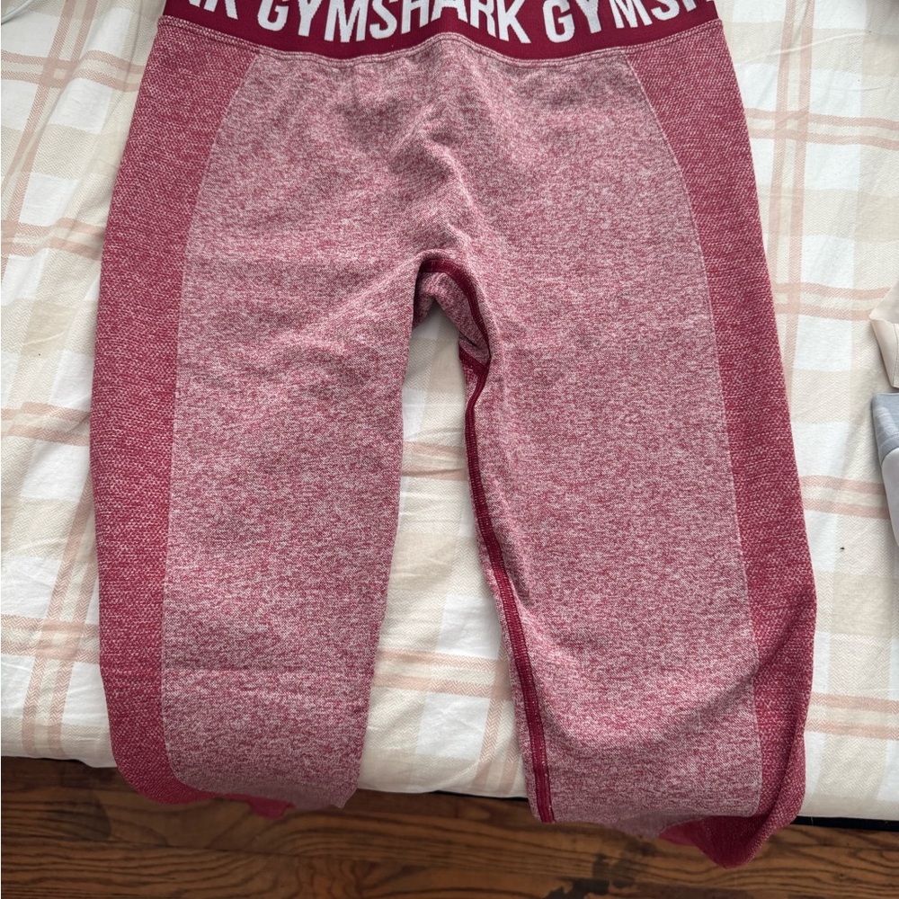 Gymshark Red Leggings for Active Performance